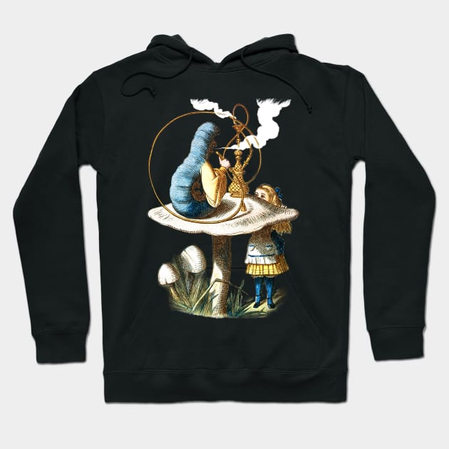 The Caterpillar - Alice In Wonderland Hoodie by The Blue Box